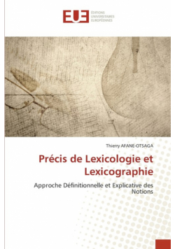 Précis de Lexicologie et Lexicographie