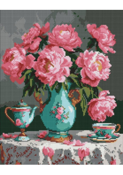Diamentowa mozaika - Delikatne kolory 40x50cm