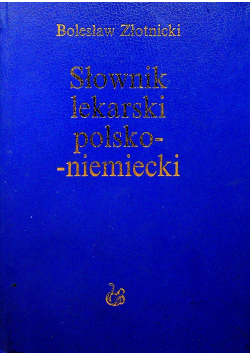 Słownik lekarski polsko niemiecki