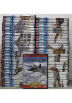 Samoloty świata Airstrike Aviator Collection zestaw 56 płyt DVD