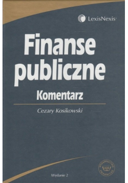 Finanse publiczne komentarz