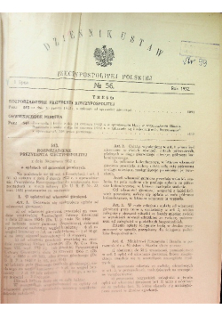 Dziennik Ustaw Rzeczypospolitej Polskiej. Drugie półrocze, 1932 r.