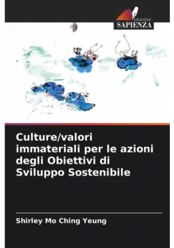 Culture/valori immateriali per le azioni degli Obiettivi di Sviluppo Sostenibile