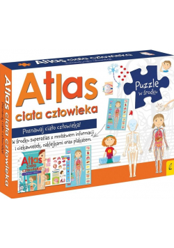 Atlas ciała człowieka + puzzle NOWE