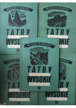 Wysokie Tatry 5 tomów