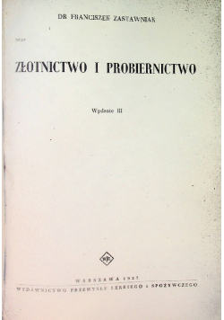 Złotnictwo i probiernictwo