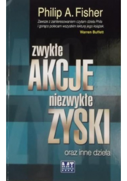 Zwykłe akcje niezwykłe zyski oraz inne dzieła