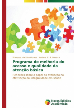 Programa de melhoria do acesso e qualidade da atenção básica