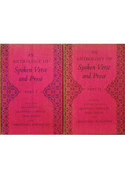 An Anthology of Spoken Verse and Prose 2 tomy