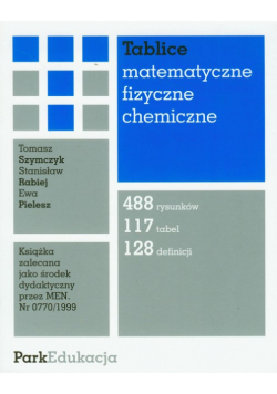 Tablice matematyczne fizyczne chemiczne