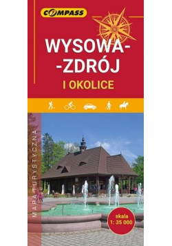 Mapa turystyczna - Wysowa-Zdrój i okolice 1:35 000
