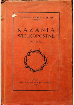 Kazania Wielkopostne 3 serje 1927 r.