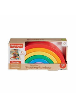 Fisher-Price. Drewniana tęcza do układania