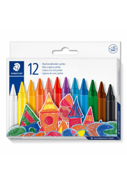 Kredki woskowe Jumbo 12 kolorów Staedtler
