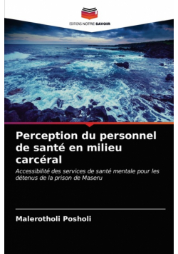 Perception du personnel de santé en milieu carcéral
