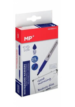 Marker do tablic 2,0/3,0mm niebieski (12szt)