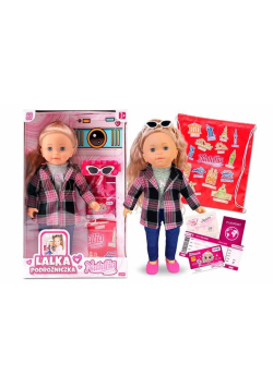 Lalka Natalia podróżniczka 41cm