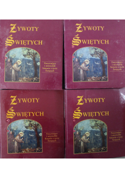 Żywoty świętych 4 segregatory Części I - VII