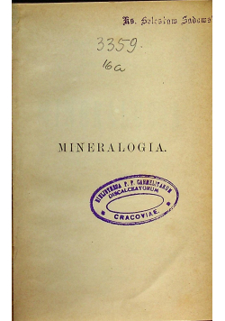 Mineralogia 1894 r.