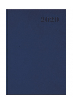 Kalendarz 2020 książkowy A5 Standard granatowy TOP