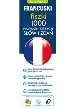 Francuski fiszki 1000 najważniejszych słów i zdań + CD-ROM