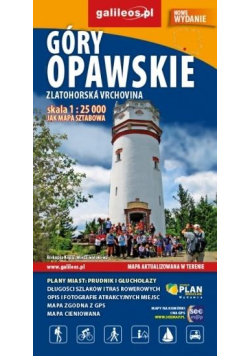 Mapa - Góry Opawskie 1: 25 000 w.2018