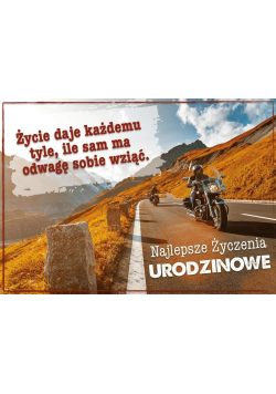 Karnet Urodziny 3D-103