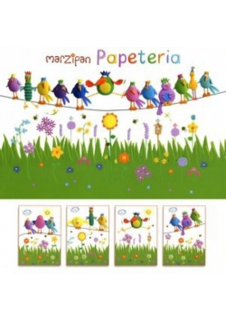Papeteria. Ptaszki. Marzipan