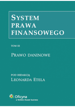 System prawa finansowego Tom 3