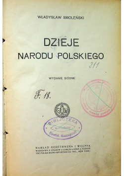 Dzieje Narodu Polskiego 1921 r.