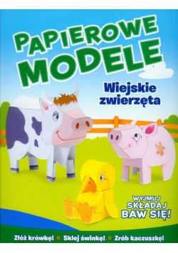 Wiejskie zwierzęta Papierowe modele