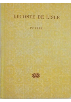 Leconte de Lisle Poezje