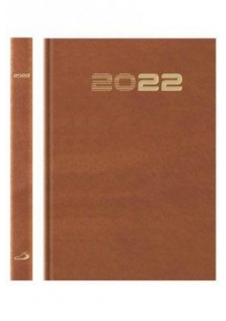 Kalendarz 2022 B7 Standard brązowy