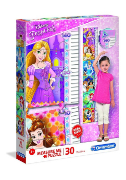 Puzzle miarka wzrostu Księżniczki 30