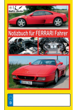 Notizbuch für Ferrari-Fahrer