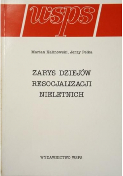 Zarys dziejów resocjalizacji nieletnich