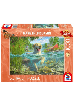 Puzzle 1000 PQ Mark Fredrickson Labrador na rybach 113356