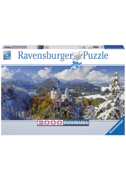 Puzzle 2000 Zamek Neuschwanstein Panorama