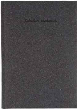 Kalendarz akademicki A5 2020/2021 Natura czarny