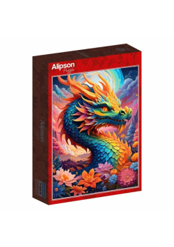 Puzzle 1000 Kolorowy Smok