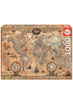 Puzzle 1000 Antyczna mapa świata G3