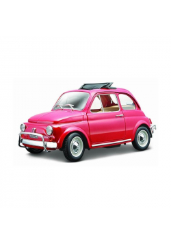 Fiat 500L 1968 Red 1:24 BBURAGO