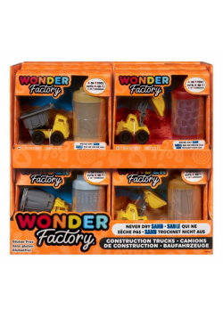 Wonder Factory Never Dry Sand Trucks (12szt)