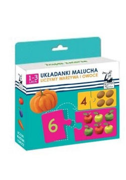 Układanki malucha. Liczymy warzywa i owoce 1