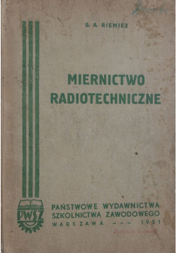 Miernictwo radiotechniczne