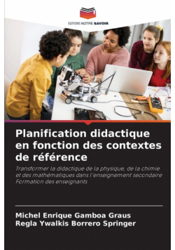 Planification didactique en fonction des contextes de référence