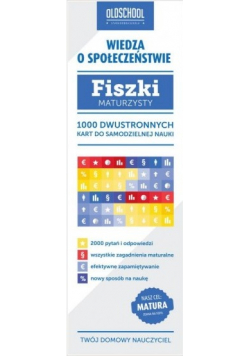 Wiedza o społeczeństwie Fiszki maturzysty Nowa