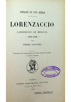 Lorenzaccio 1904 r.