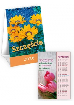 Kalendarz 2020 na biurko - Szczęście