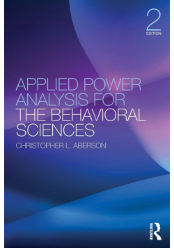 Applied Power Analysis for the Behavioral Sciences